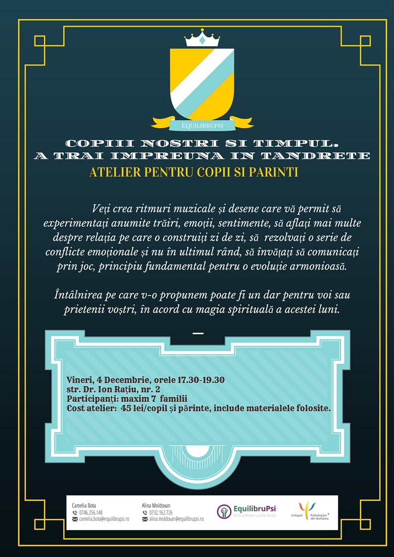 Copiii nostri si timpul. A trai împreuna în tandrese
