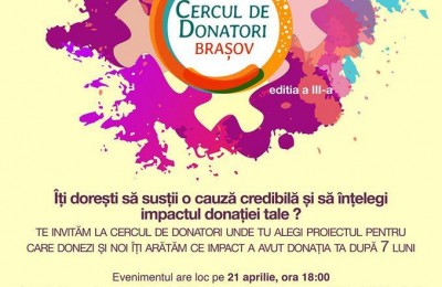 Cercul de donatori Brașov, ediția a treia